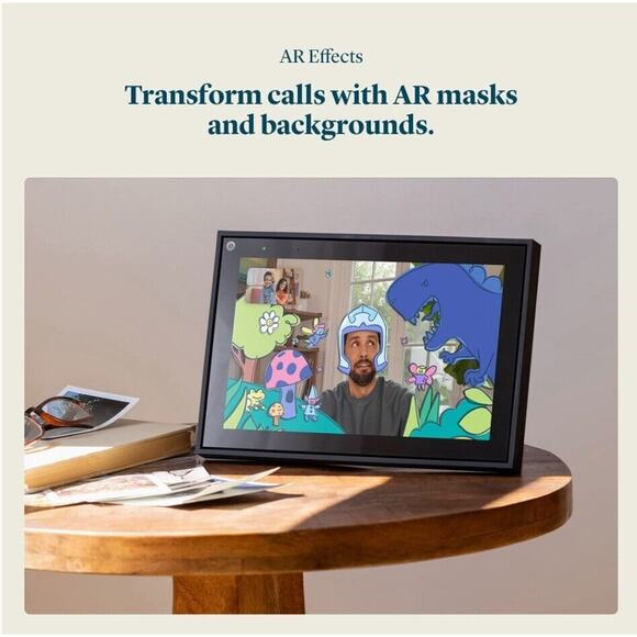 FACEBOOK (META) PORTAL SMART VIDEO CALLING FOR THE HOME WITH 10” TOUCH SCREEN - Picture 3 of 10